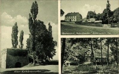 Postcard Rabenstein Chemnitz in Saxony, restaurant nature theatre, age... - 5048617