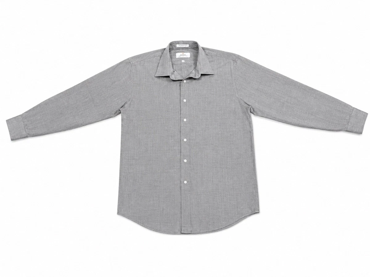 bill blass dress shirts Mens Bill Blass Textured Stripe Modern Fit Dress Shirt - White 15-15.5 x 34-35 White