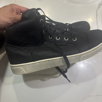 Harley-Davidson Shoes Men's 9 Black Midland Motorcycle Riding Sneakers Boots