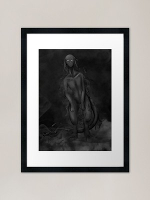 Shadow Walker Gerahmter Kunstdruck Gerahmtes Wandbild Poster Leinwanddruck Bild