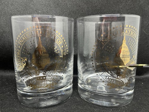 Para inauguracji Trump & Vance 2025 podwójne staroświeckie szkło - Zdjęcie 1 z 6