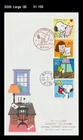 Animation,Cartoon,Character,Dog,Snoopy,Japan 2010 FDC,Cover,Bird,Letter Writing