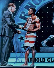 ANDRE FERGUSON SIGNED 11X14 PHOTO LUCKY IFBB 10x OLYMPIAN 3X ARNOLD CLASSIC C