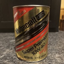 Ford Motorcraft Motor Oil 1 Quart Composite Advertising Can