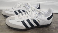Adidas Kids Sz. 13 Samba OG Low White Black Gum Sneakers NWOT