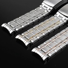 20 mm 316L Steel / Two Tone Watch Bracelet Strap Fits Omega Seamaster 300M