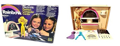 RARE 1979 REMCO Rainbow& Her Electronic Fashion Computer Center Works