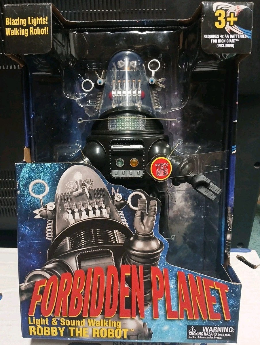 Forbidden Planet Robby The Robot Figure with Light & Walking Sound