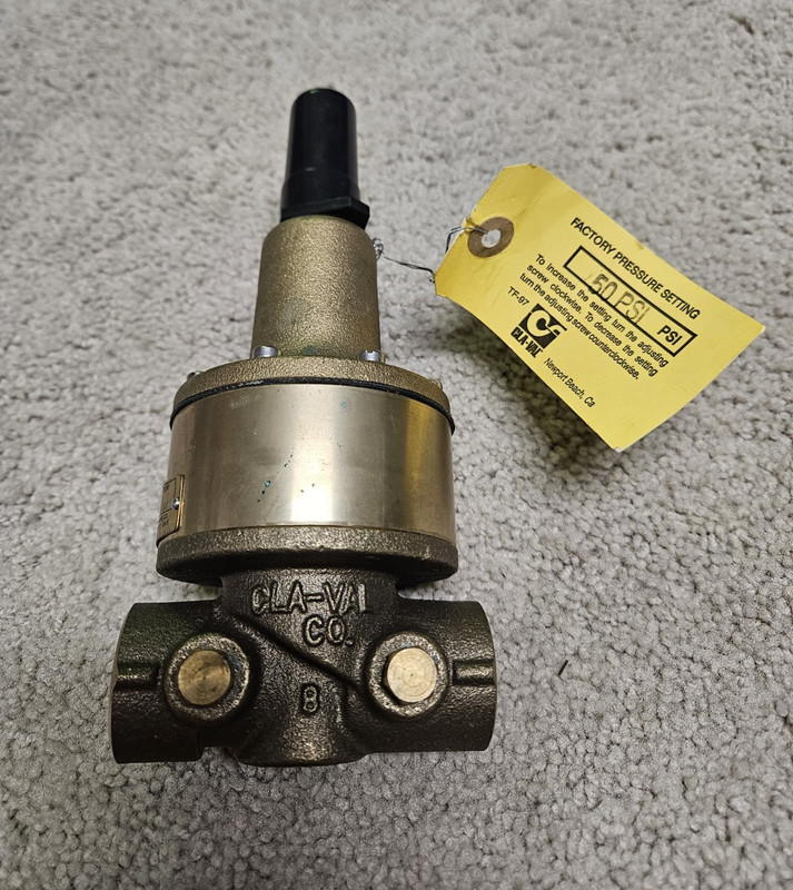 Cla-Val CRL5A 1/2" 0 - 75 PSI Range - Pressure Relief Valve 9040801E