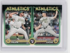 2024 Topps Update Easton Lucas  / Angel Felipe RC #US306 Athletics