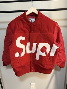 Supreme Big Logo Chenille Varsity Jacket | eBay