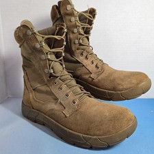 Corcoran Cv1600 Boots Mens Size 9.5m Brown Suede Nylon Combat Vibram Made Usa Corcoran Cv1600 Boots Mens Size 9.5m Brown Suede Nylon Combat Vibram Made Usa
