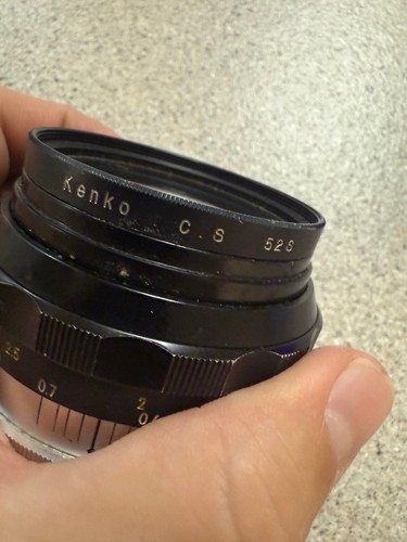 Nikon NIKKOR-S.C obiettivo automatico 50 mm f/1.4 None Ai MF con FILTRO E TAPPO ANTERIORE - Foto 3 di 5