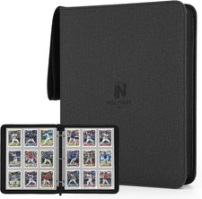 Trading Card Binder, Premium 9 Pocket 720 Double Sided Pocket Collection Binder