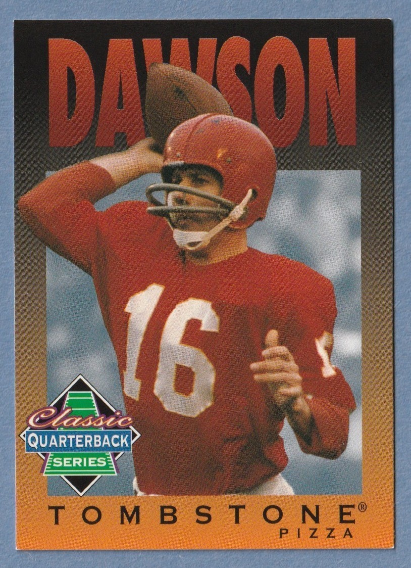1995 Tombstone Pizza #3 Len Dawson