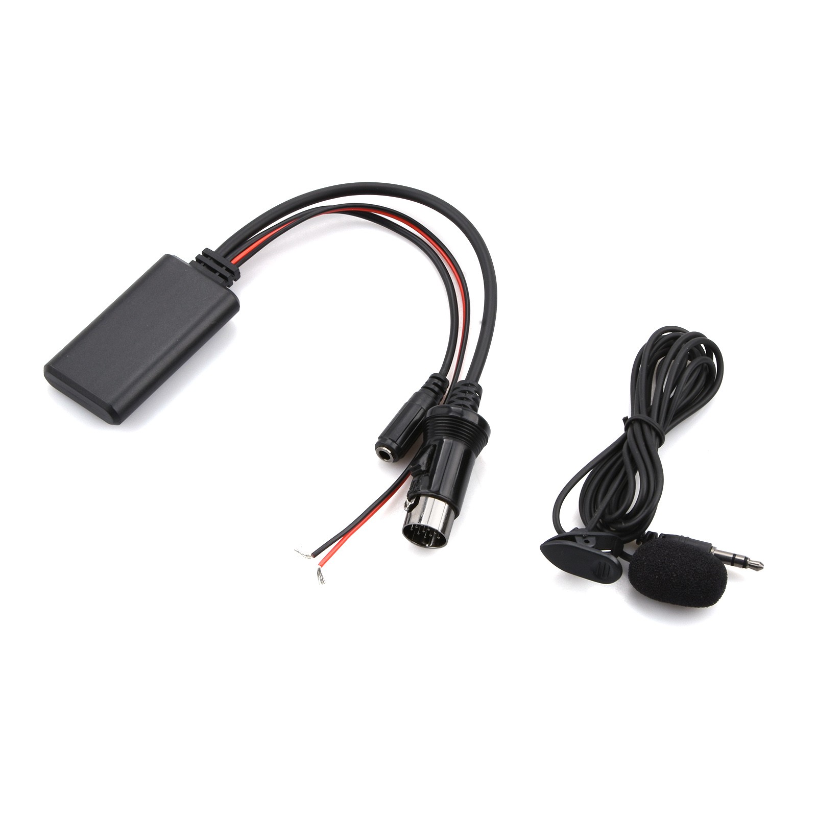 Car AUX Bluetooth Adapter Audio Microphone Cable For Kenwood 13-Pin CD Stereo