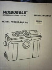1000W Macerator Pump | PCB Function | Toilet Pump Upflush to 39.4ft/12 m,2800...