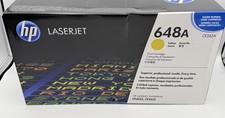 HP 648A CE262A Yellow Laser Toner Cartridge Open Box 