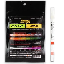Phoenix Systems 8006-B Double-Ended Brake Fluid + Coolant Test Strips 15 foil...