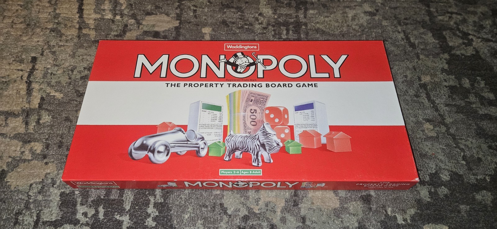Waddingtons Monopoly U.K. (1993) Never Been Played Excellent