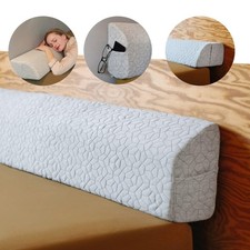FeelAtHome Bed Gap Filler for King Bed Bed Wedge Pillow for Headboard to Cl...