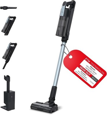 Hoover Akku-Staubsauger kabellos mit 3 L bis zu 60 Min. Laufzeit HEPA13-Filter
