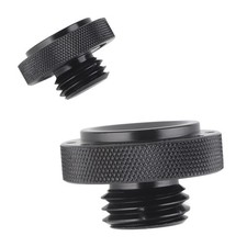 BLACK Aluminum Alloy Engine Oil Filler Cap Screw Plug Cover Fit For Scramble BL