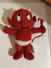 Red Devil Plush Toy Stuffed Doll Cartoon White Underwear TOO CUTE Plush