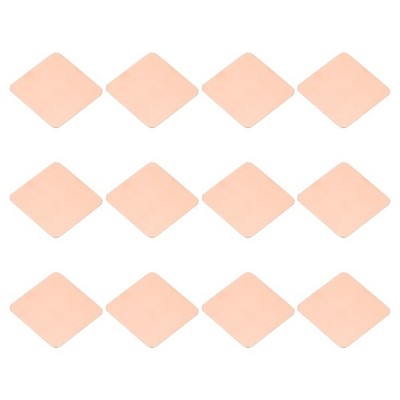 12 Stück Kühlkörper Kupfer-Pad für IC-Chipsatz GPU (15x15x0,3mm)