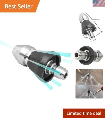#ad #ad 3 8#x27;#x27; Stainless Steel Pressure Washer Jet Nozzle Ultimate Pipe Cleaning Tool $27.99
