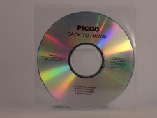 PICCO BACK TO HAWAII (E92) 4 Track Promo CD Single including Plastic Sleeve MINI