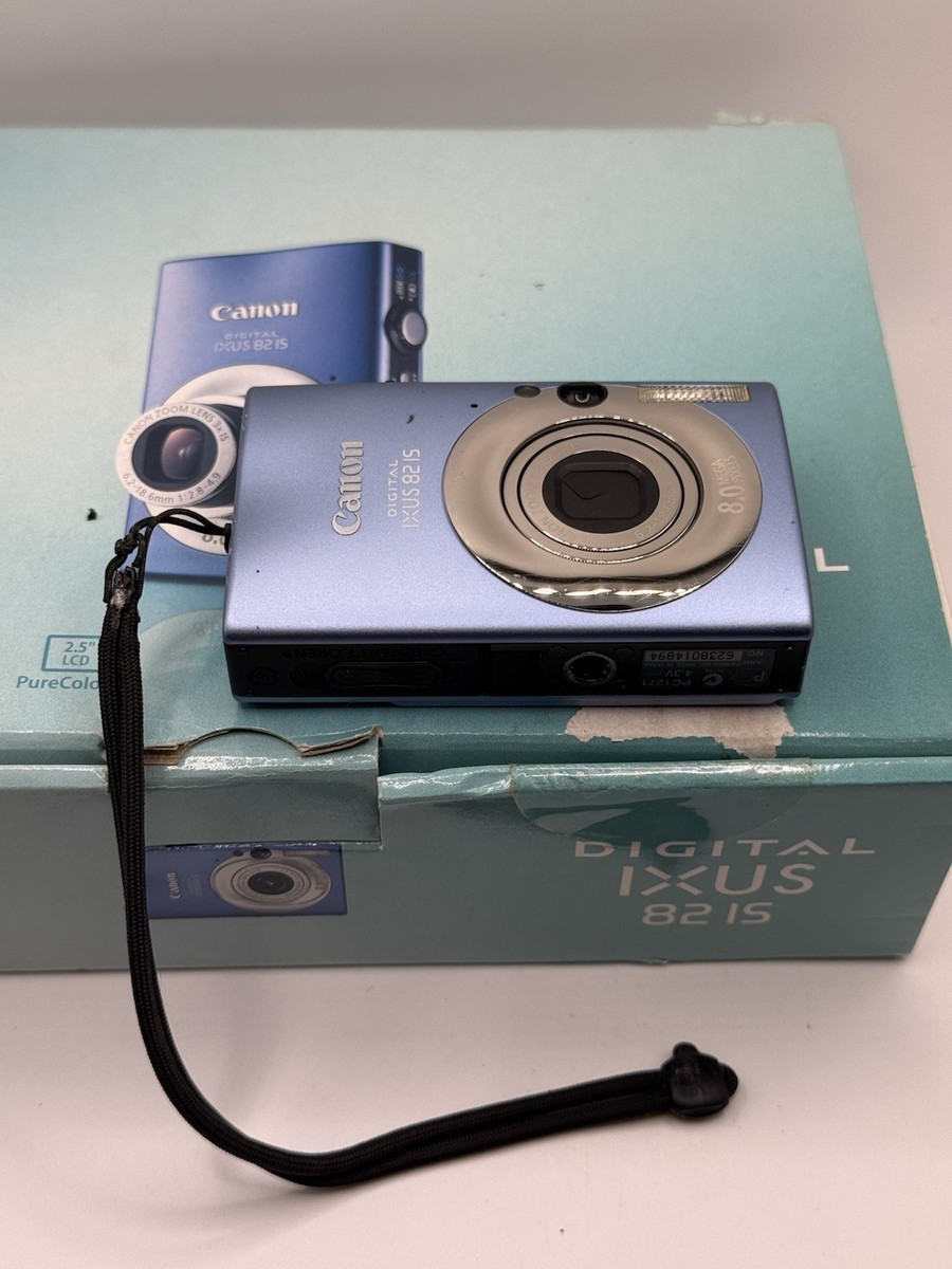 Canon IXUS 82 IS 8.0MP Digital Camera - Blue for sale online | eBay UK