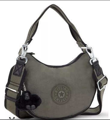 Kipling Malise Green Moss Stripe Retail 108$+