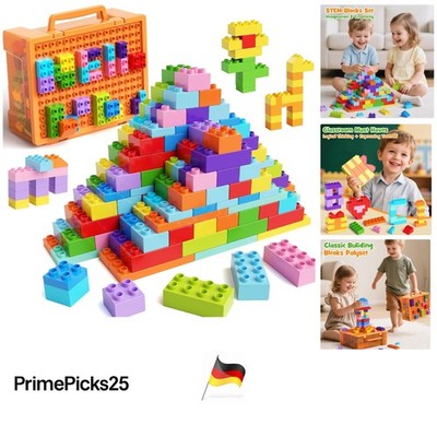 Bausteine 97 Teile Sicherheitsset in bunten Farben für Kinder ab 3 Jahre