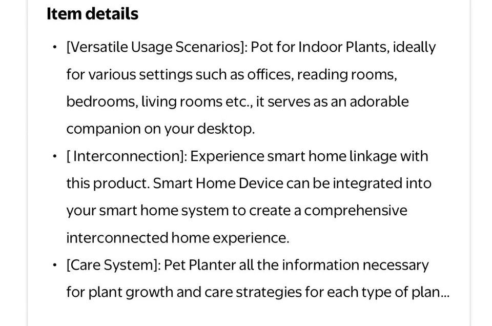 Plantadora inteligente Ivy: sensores de IA, 49 expresiones, solución divertida y fácil para el cuidado de plantas Foto 4 de 4