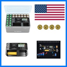 Battery Tester for AA AAA C D 9V Case Household Batteries Battery Checker