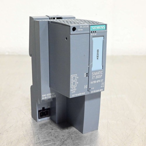 Siemens 6ES7155-6AU01-0BN0 ET 200SP PN ST w/ BA 2xRJ45 BusAdapter 2021 Used
