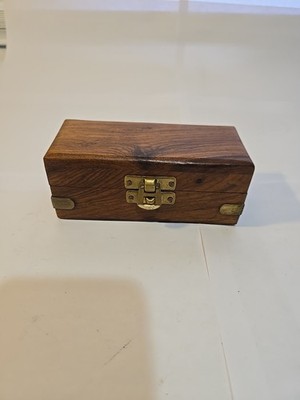 wooden box.  great craftsmanship.  
