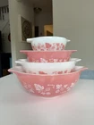 Pink Gooseberry  4 Bowl Set