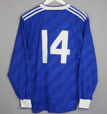 ICELAND NATIONAL TEAM 1990 1991 FOOTBALL SHIRT JERSEY ADIDAS