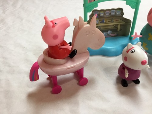Rare Peppa’s Magical Unicorn Complete Set Daddy Pig Peppa Pig Susie Sheep - Picture 5 of 7