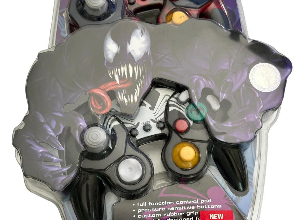 Spider-Man Vs Venom Nintendo Gamecube Double Pack Controllers Sealed Blister - Image 3 of 4