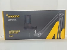 MAONO Microphone Boom Arm: Heavy Duty Adjustable Metal Suspension mic stand BA37