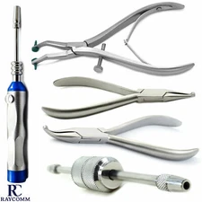 Dental Temporary Crown Remover Forceps Crown Removing Instruments CE