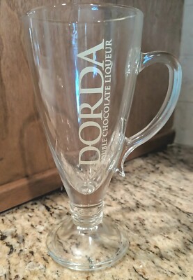 Dorda Double Chocolate Liqueur Spirits Drinking Glass 7'' Tall Chopin Rye Vodka 
