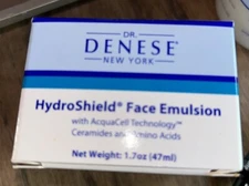 DR. DENESE HYDROSHIELD FACE EMULSION 1.7oz New