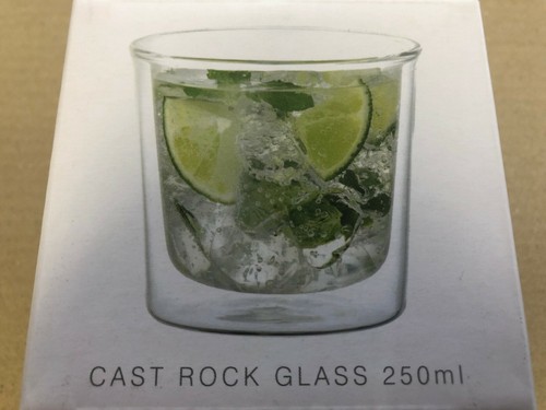KINTO CAST Double Wall Rock Glass 250ml 21430 from JAPAN - Picture 1 of 10