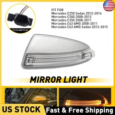 Left Side Mirror Turn Signal Light Fits For Mercedes Benz W204 C250 C300 C350 US