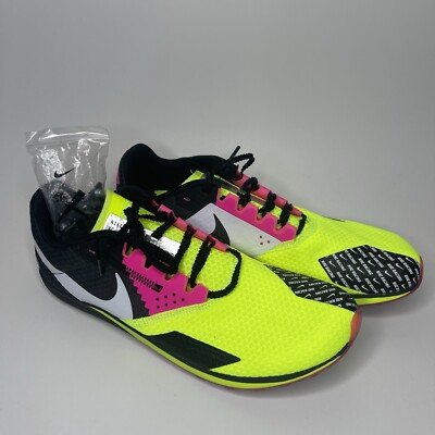 Nike Rival XC 6 Cross‎ Country Spikes Spike Tool Volt Pink Size 10.5 DX7999-700 Nike Rival XC 6 Cross Country Spikes Bag Volt Black Pink  main image 2