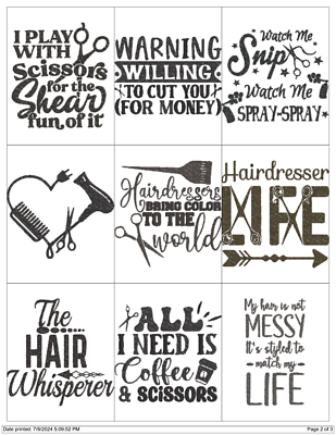 Designs De Broderie Crazy Citations Pour Machine Brother – Formats PES, JEF, HUS, EXP, DST Sur Clé USB